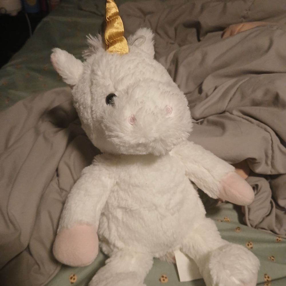 Target White and Gold Unicorn Stuffed Animal